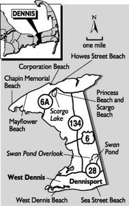 Dennis Beach Map