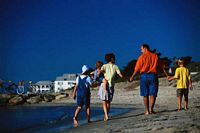 Beach Family